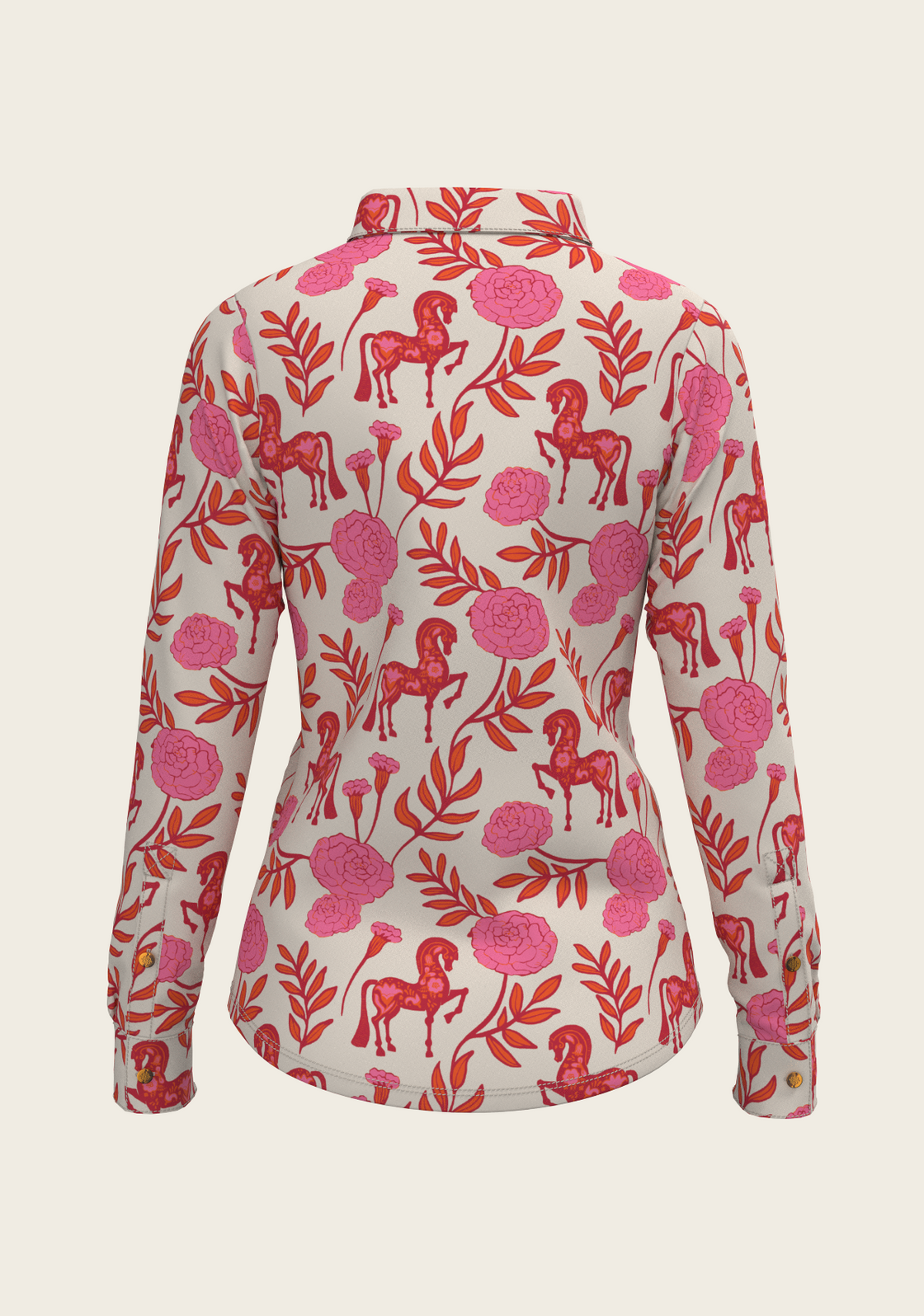 Peony in Pink Ladies Casual Button Shirt Pre Order!!